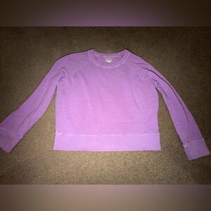 J. Crew Pastel Lavender Crewneck Sweatshirt
